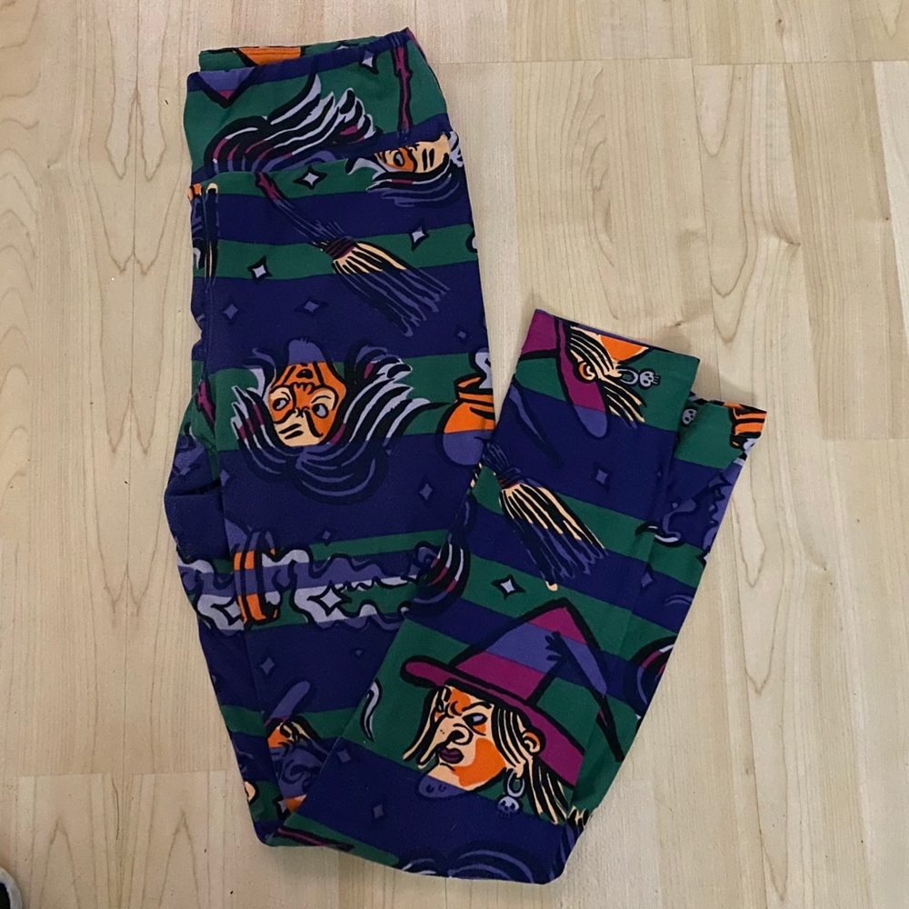 Halloween print leggings